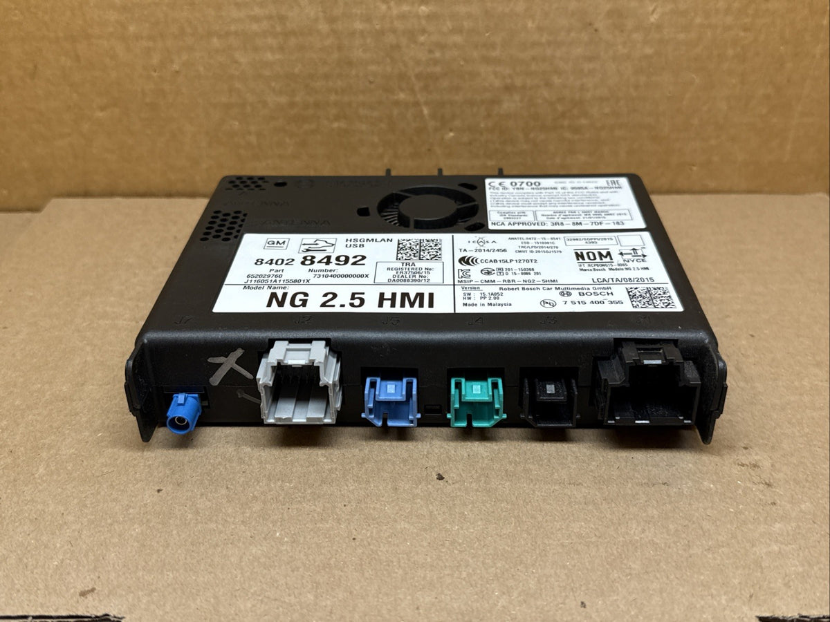 GM HMI Human Machine Interface Control Module 840284923