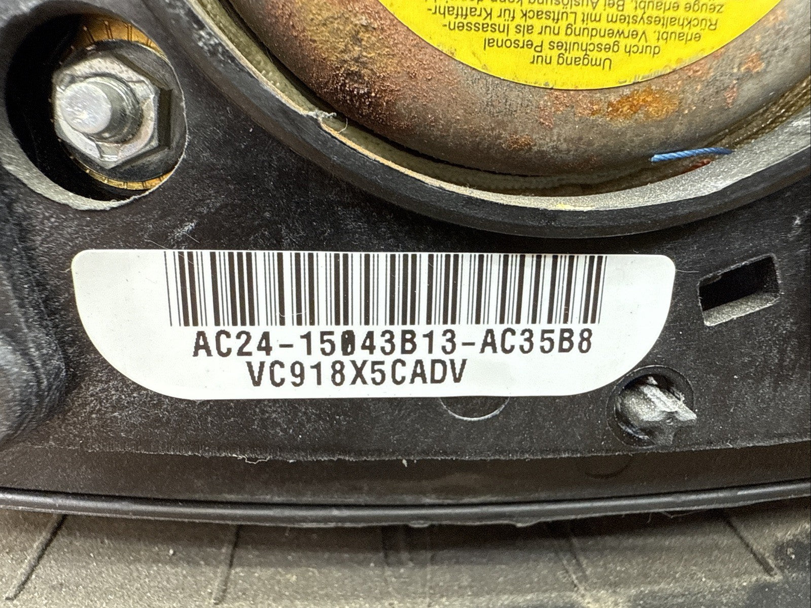 09 19 Ford E350 E250 E150 Front Left Driver Side Steering Wheel Air Bag Airbag12