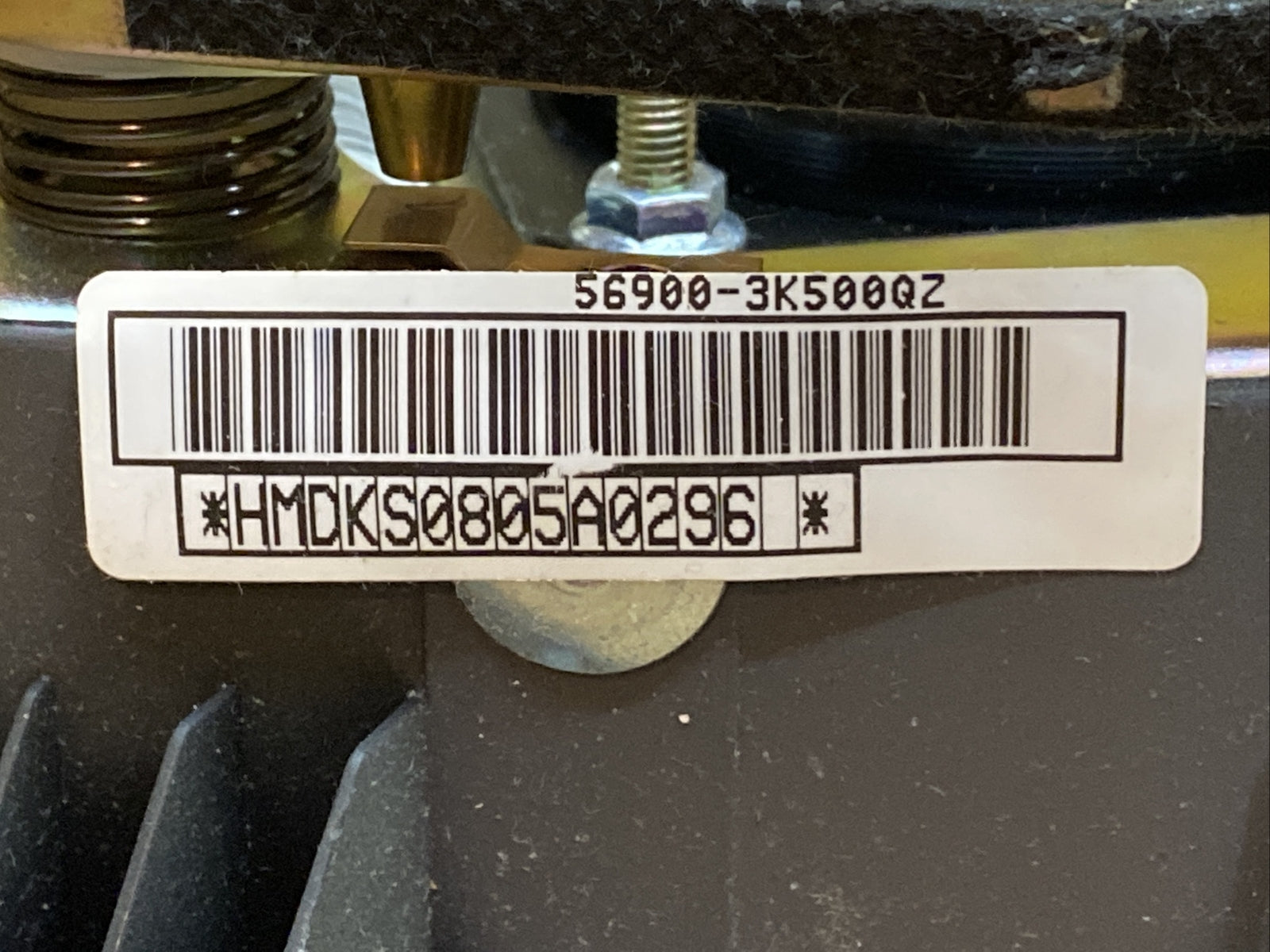06 08 Hyundai Sonata Front Left Driver Side Steering Wheel Air Bag Airbag Beige7