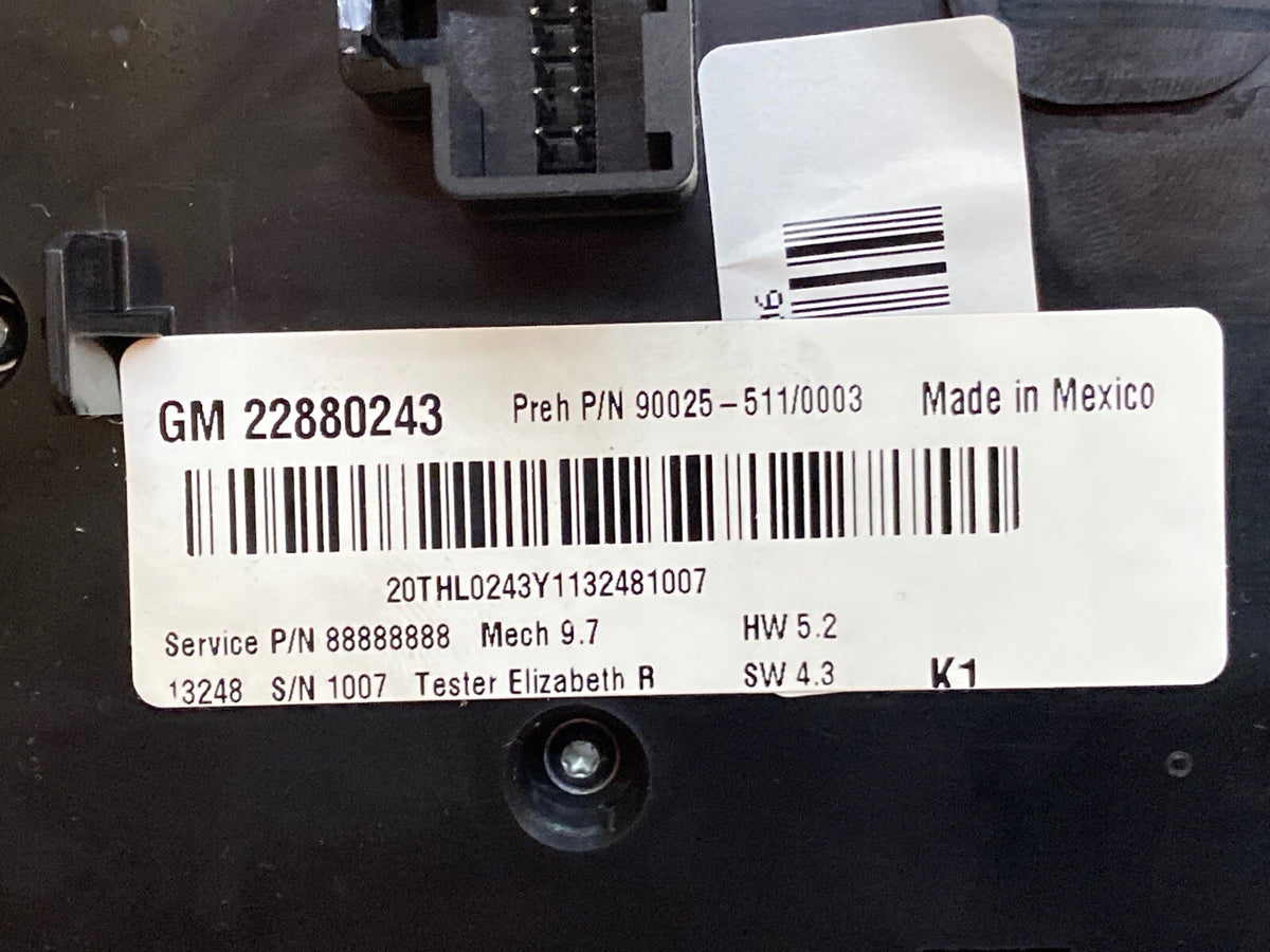 2012 2015 Chevy Equinox Terrain Radio Face Climate Control Panel Bezel 228802439
