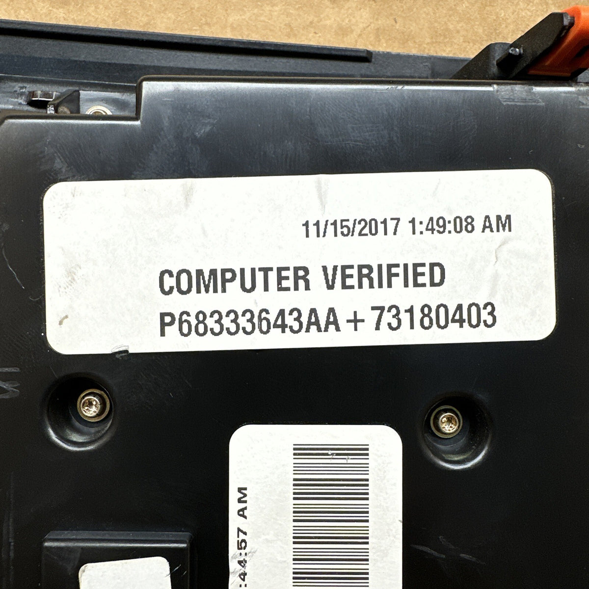 2018 2020 DODGE DURANGO DASH A/C HEAT CLIMATE CONTROL SWITCH OEM 68333643AA7