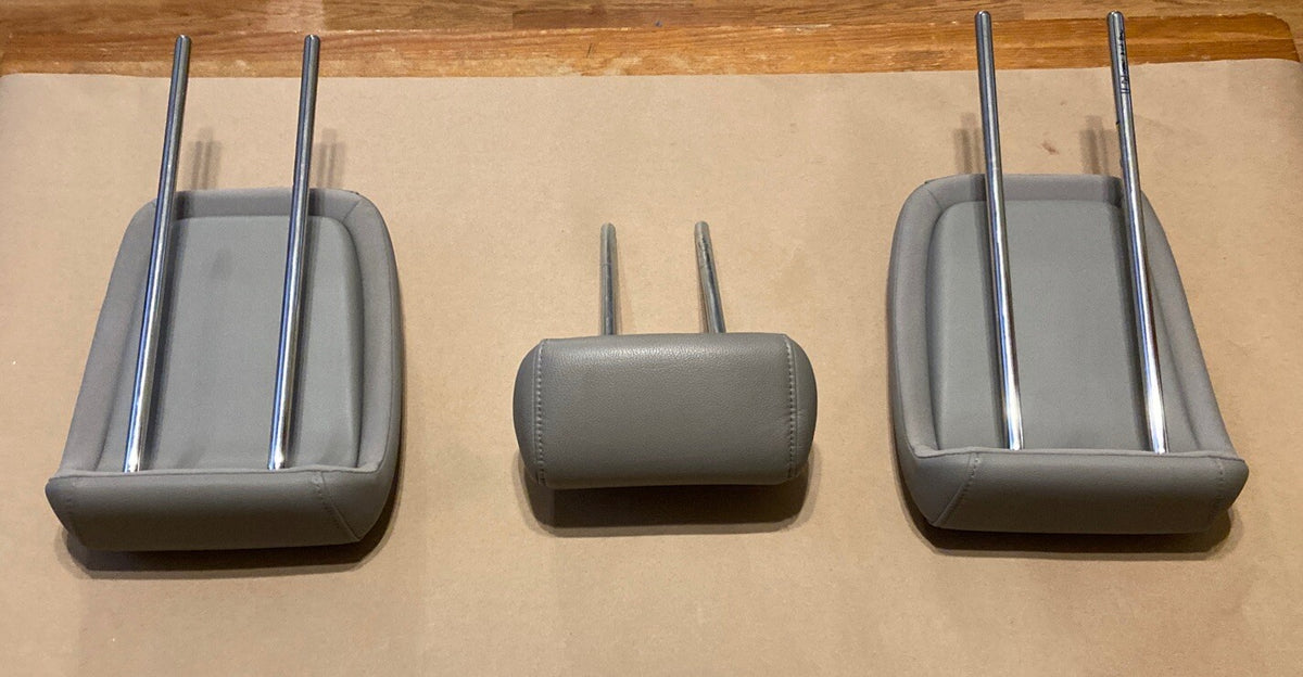 2011 2017 Honda Odyssey Rear Third 3rd Row Seat Head Rest Headrest Set Gray Grey9