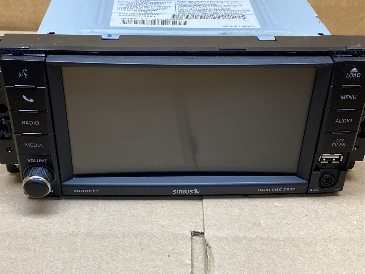 Jeep Dodge Chrysler Touchscreen Radio RBZ P68284017AD 68284017AD6