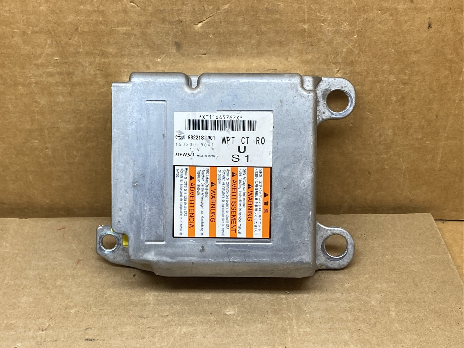 2014 2015 Subaru Forester SRS Air Bag Airbag Control Module 98221SG0010