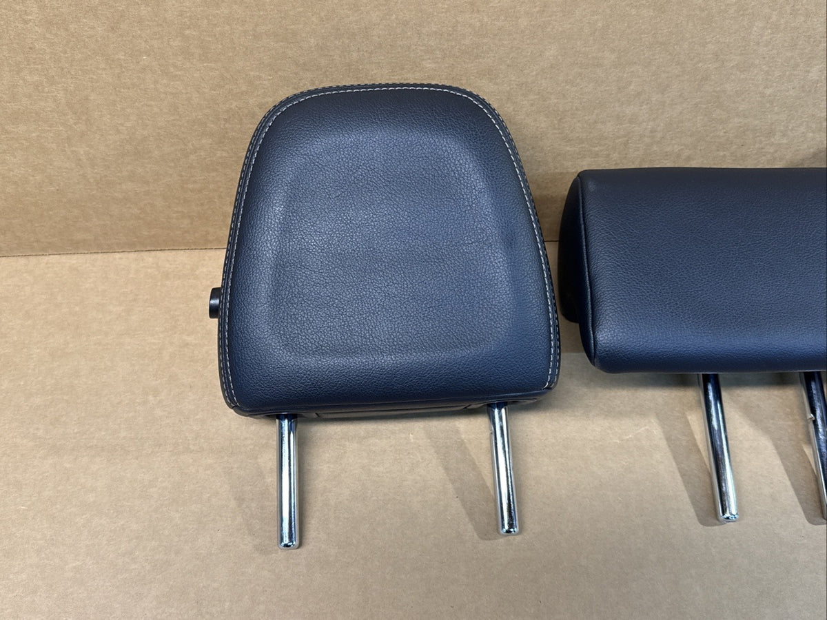 2013 2018 Toyota Rav 4 Rav4 Head Rest Headrest Rear Back Seat Set Leather Black1