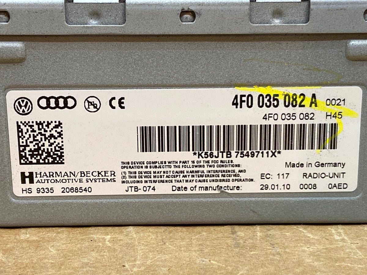 09 15 AUDI Q5 8R SATELLITE RADIO RECEIVER TUNER OEM 4F0 035 082 A 4