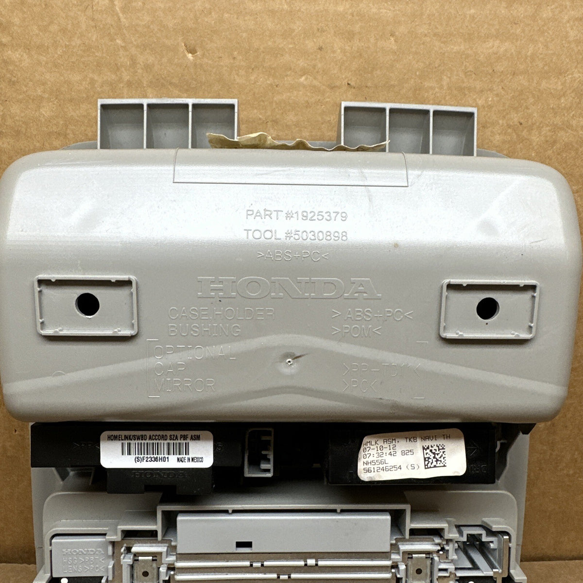 2011 2017 Honda Odyssey Light Gray Over Head Overhead Console Homelink Sunroof7