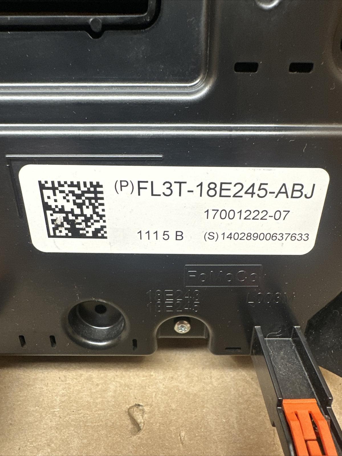2015 2017 Ford F 150 F150 Temperature Radio Control Panel Bezel FL3T 18E245 ABJ6
