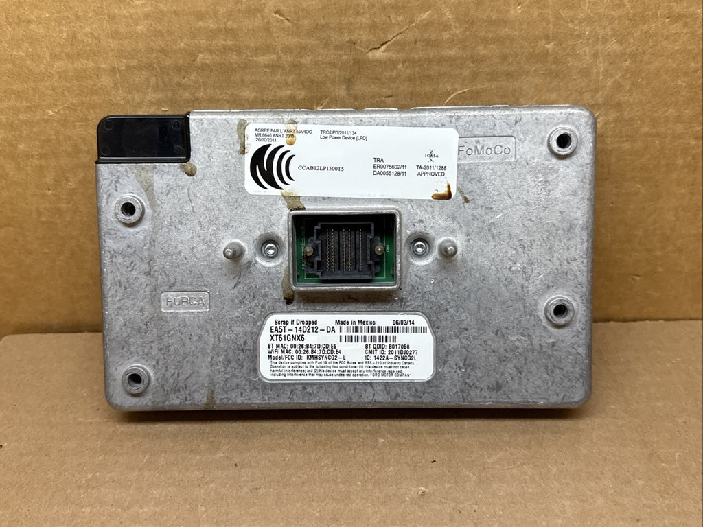 Ford Sync 2 Sync2 APIM Radio Module DL3T 14F239 AS EA5T 14D212 DA2