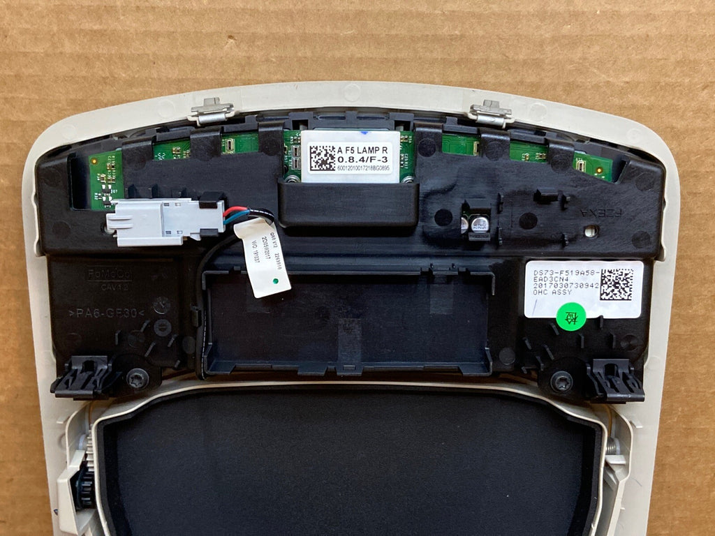 2013 2016 Ford Fusion Over Head Overhead Console Dome Light Dune Tan6