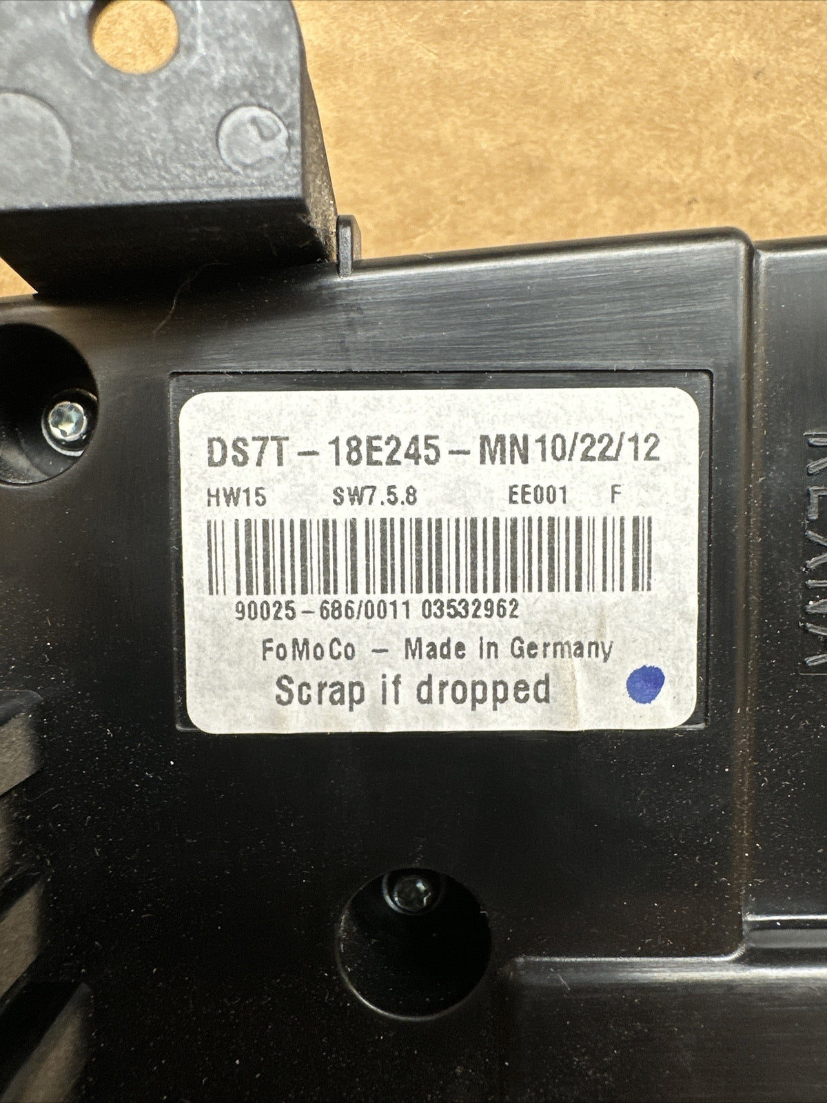 14 15 Ford Fusion Temp Temperature Climate Radio Control Bezel DS7T 18E245 MN6