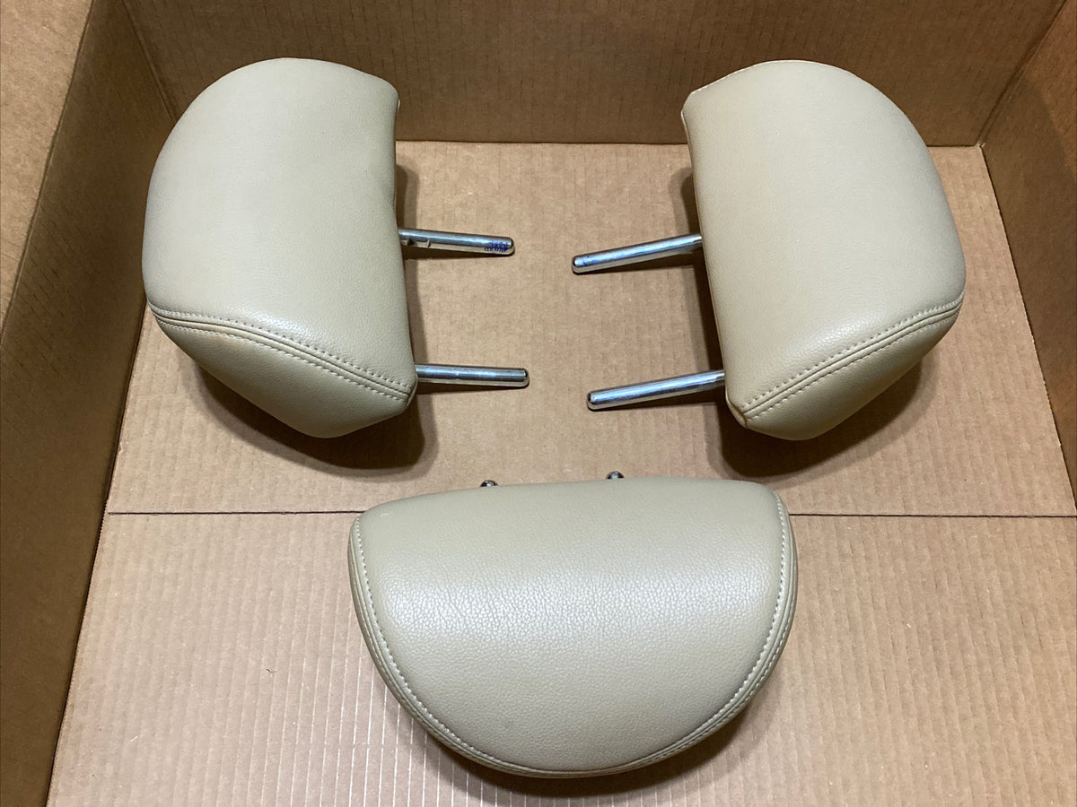 2008 2012 Honda Accord Sedan Back Rear Head Rest Headrest Leather Set Tan8