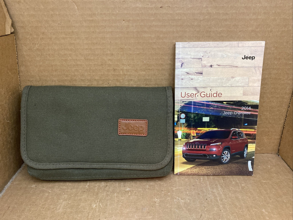 2014 14 Jeep Cherokee Owner's Owners Owner Manual Book Guide Set Case OEM1