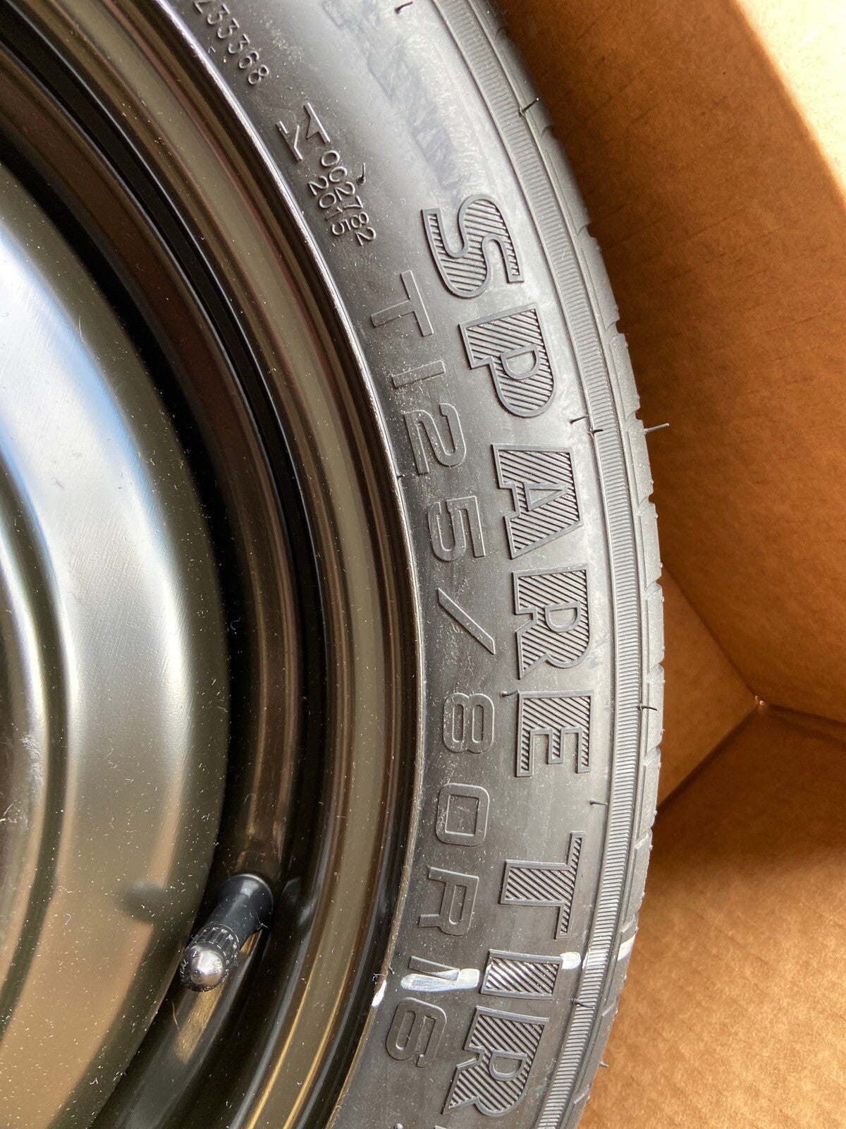 17 20 Ford Focus Fusion 16" Wheel Steel Rim Spare Tire T125/80R16 Scissor Jack5