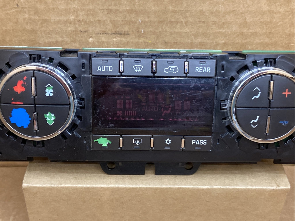 2007 2012 GMC Acadia Front Digital Climate Temp Temperature Control 259320362