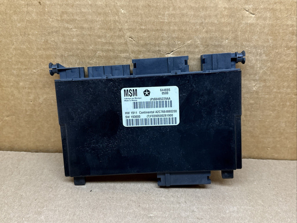 2014 2023 Jeep Cherokee Front Driver Seat Memory Control Module 68465229AA0