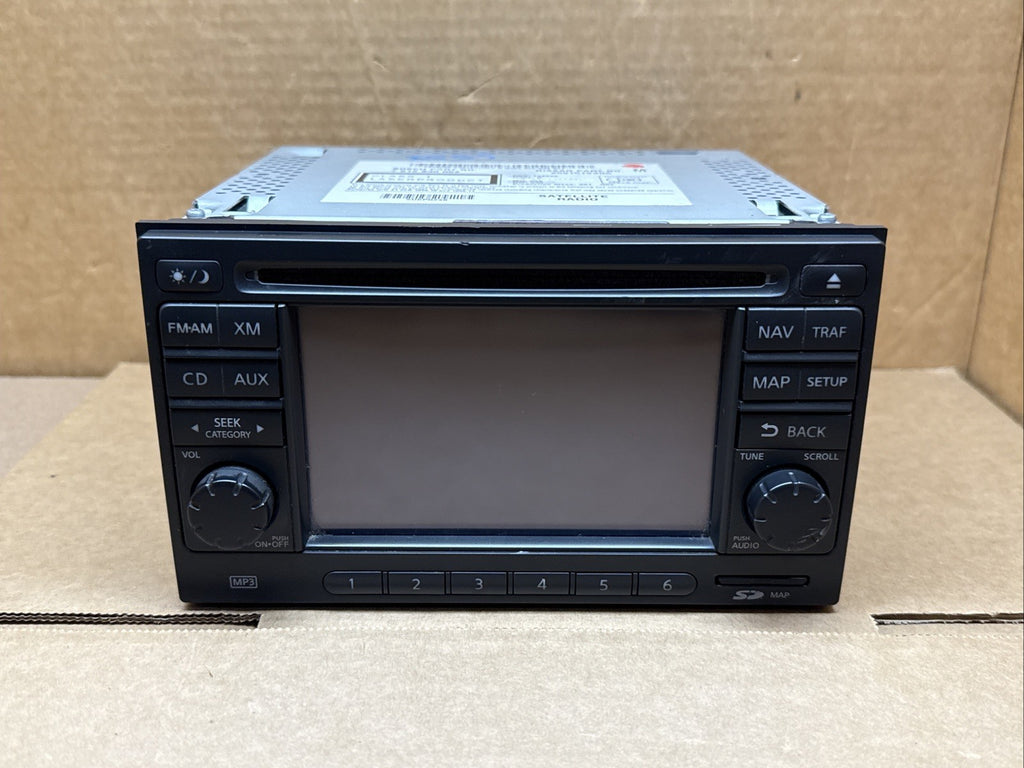 11 12 Nissan Rogue Radio Receiver Navigation Map MP3 259151VX0A0