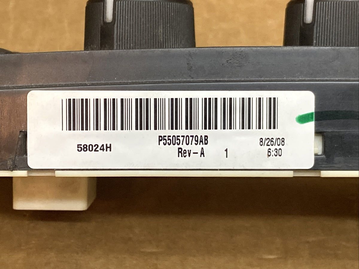 06 08 Dodge Ram Temp Temperature Climate Control Switches Dials P55057079AB5