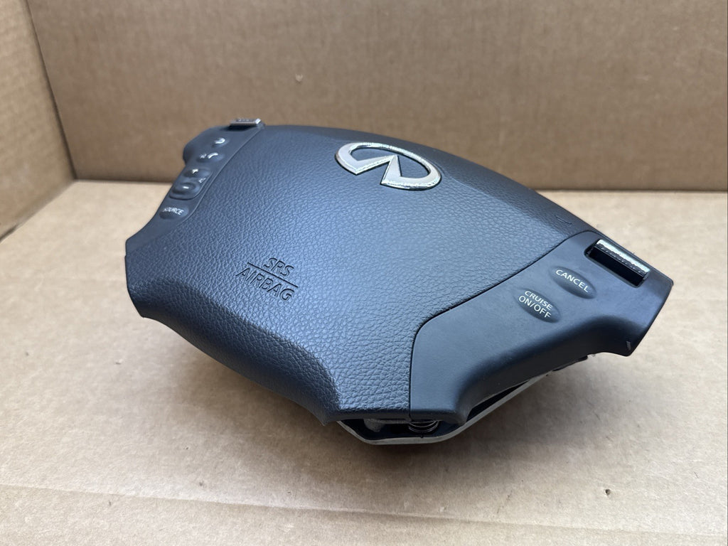 Infiniti M35 Front Left Driver Side Steering Wheel Air Bag Airbag Controls Black7