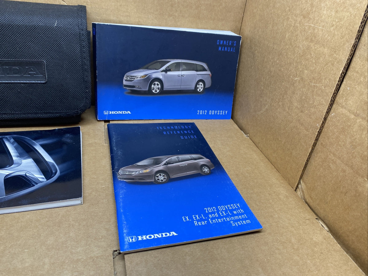 2012 12 Honda Odyssey Owner's Owners Owner Manual Book Guide Set Case OEM2