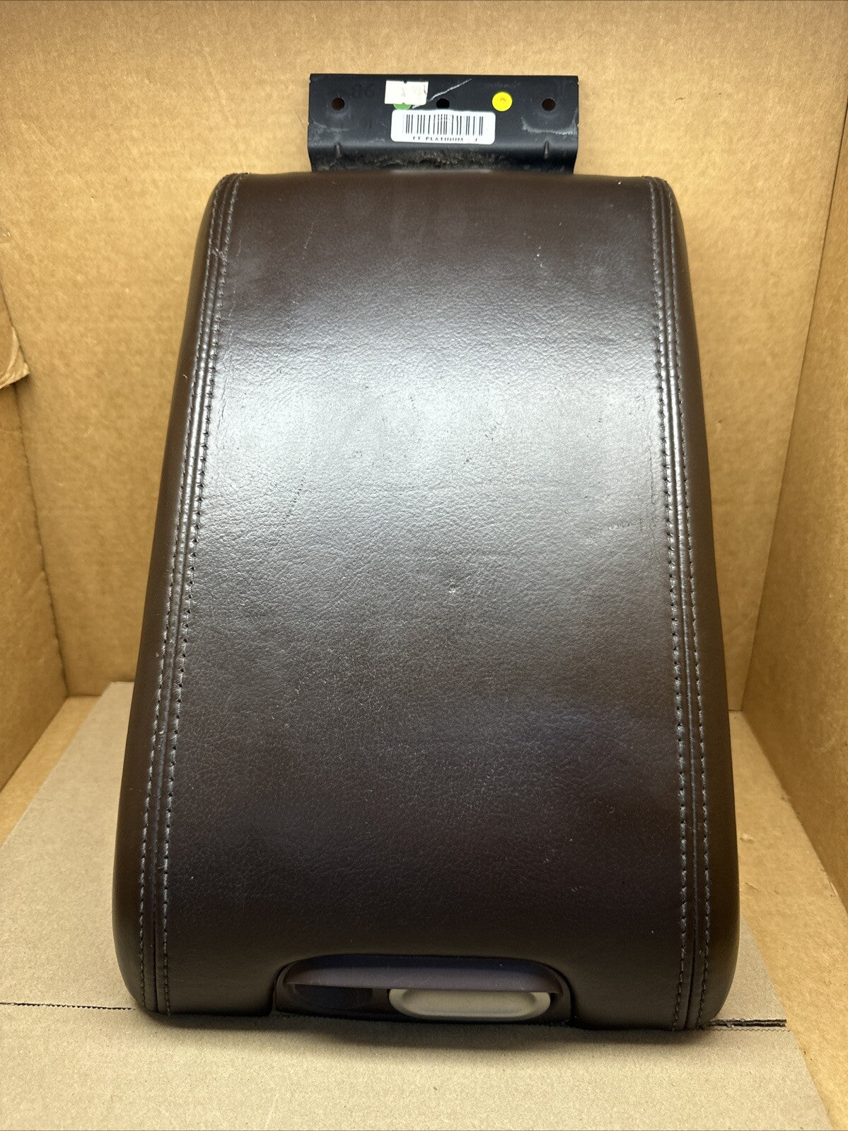 2009 2014 Ford F150 Center Console Cover Lid Top Arm Rest Armrest Brown Platinum0
