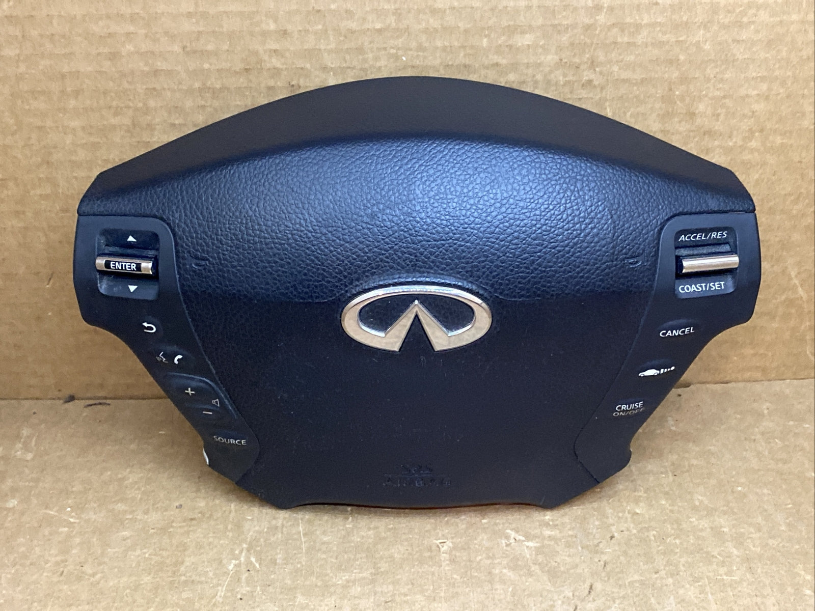 INFINITI M35 M45 FRONT LEFT DRIVER SIDE STEERING WHEEL AIRBAG AIR BAG BLACK2