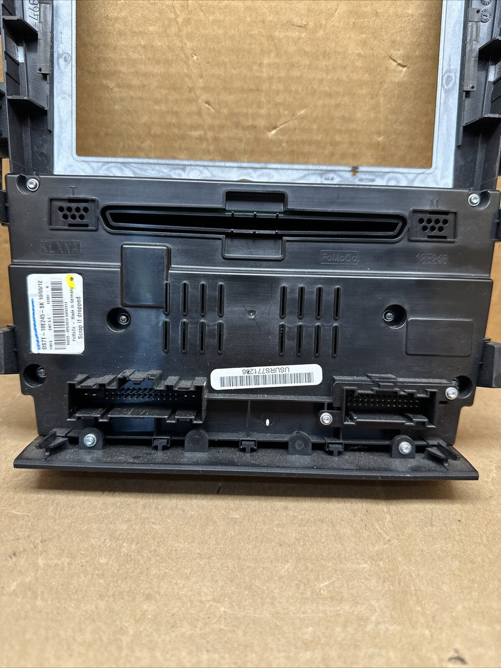 13 15 Ford Fusion Temp Temperature Climate Radio Control Bezel DS7T 18E245 SK6