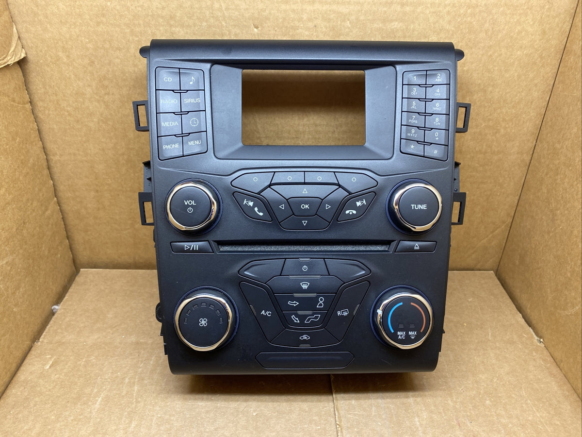 2013 Fusion Temp Temperature Climate Radio Control Bezel Panel DS7T 18E243 EN0