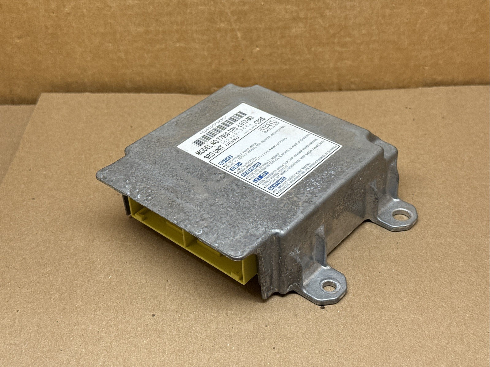 2012 Honda Civic Sedan Air Bag Airbag Computer Control Module 77960 TR0 L012 M22