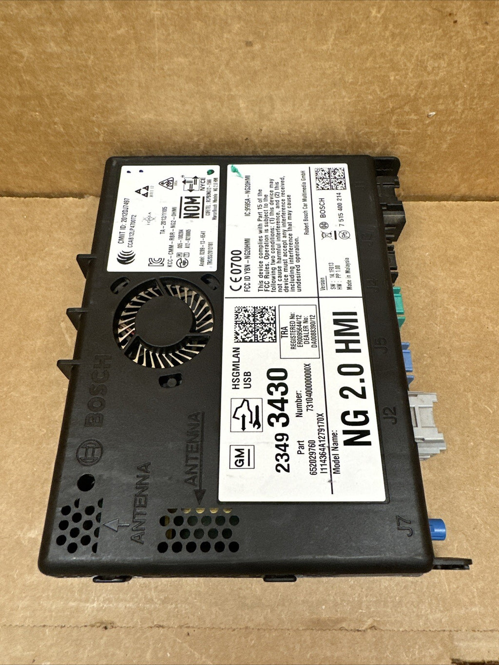 2015 2016 GM HMI Human Machine Interface Control Module 234934304