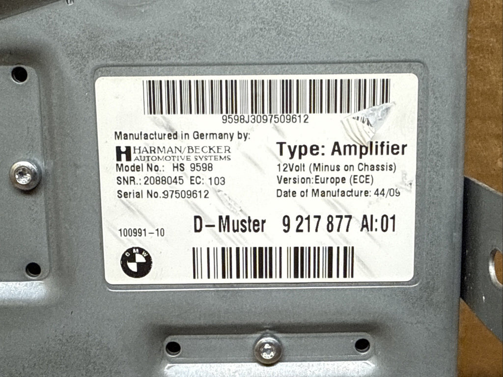 2010 2013 Mini Cooper Countryman Harmon Kardon Radio Audio Amp Amplifier 92178771