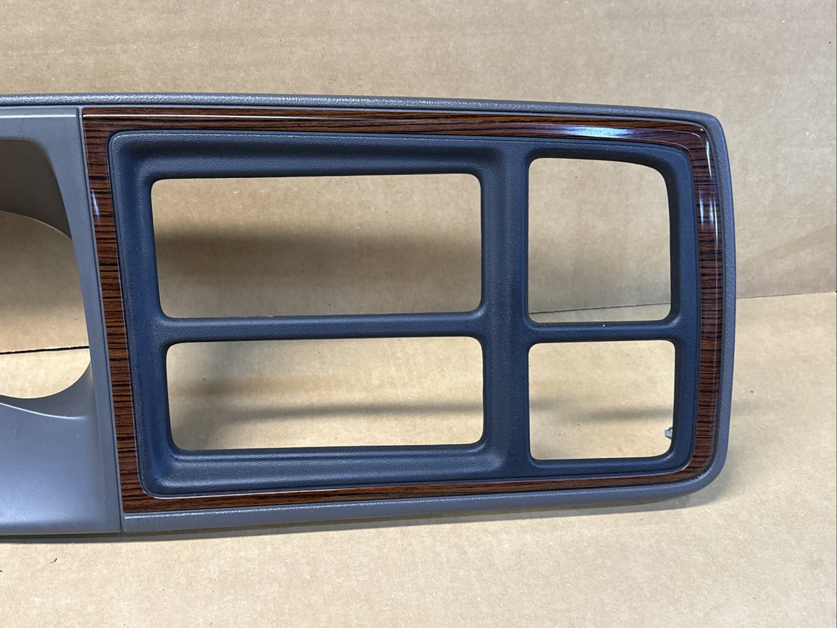 2002 Cadillac Escalade Wood Grain Gauge Instrument Cluster Radio Dash Bezel OEM4