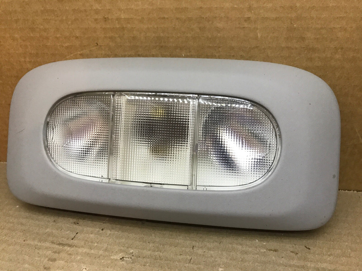 04 08 F150 OVERHEAD OVER HEAD CONSOLE REAR DOME MAP TRACK LIGHT GREY LT FLINT4