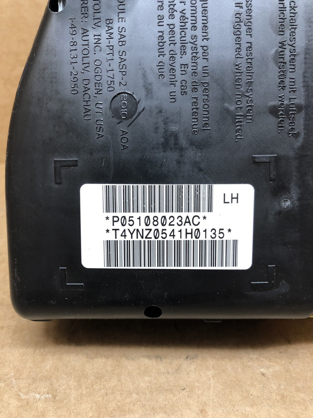 2011 2020 Grand Cherokee Durango Front Left Driver Side Seat Airbag Air Bag1