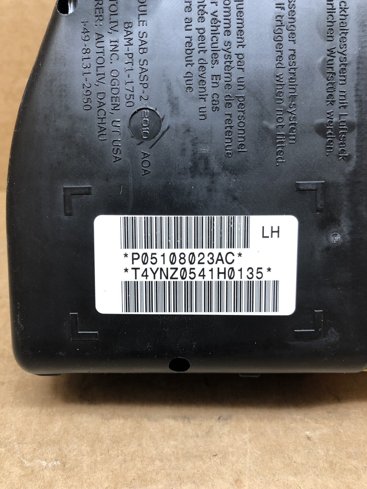 2011 2020 Grand Cherokee Durango Front Left Driver Side Seat Airbag Air Bag1