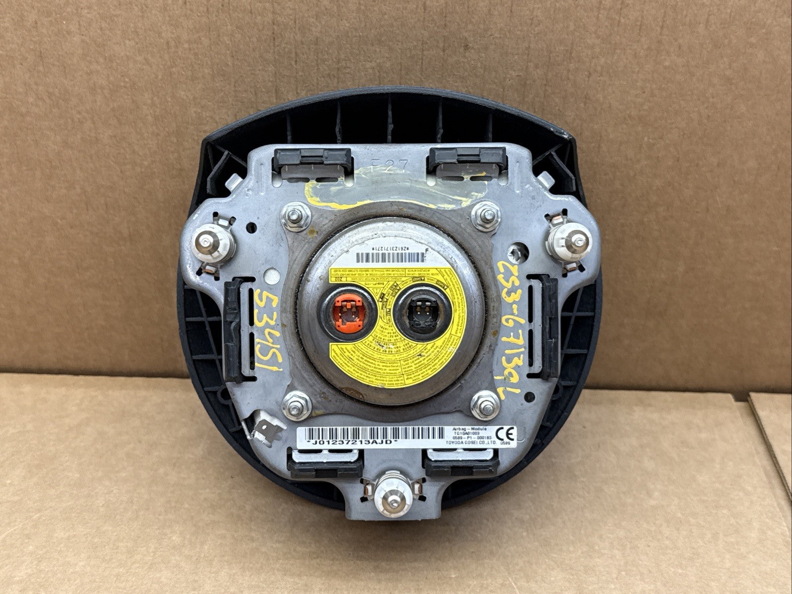 2012 2019 Toyota Yaris Front Left Driver Side Steering Wheel Air Bag Airbag10