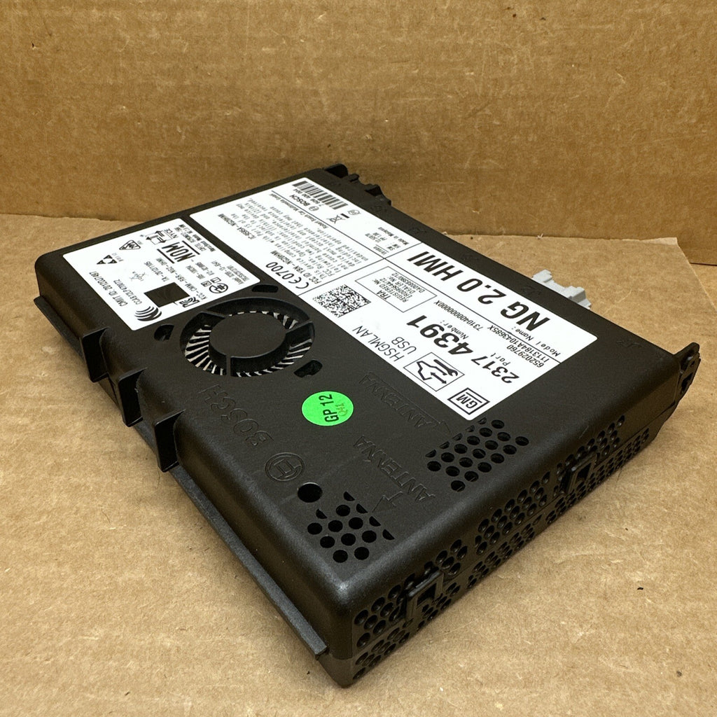 2014 GM HMI Human Machine Interface NG 2.0 Control Module 231743915