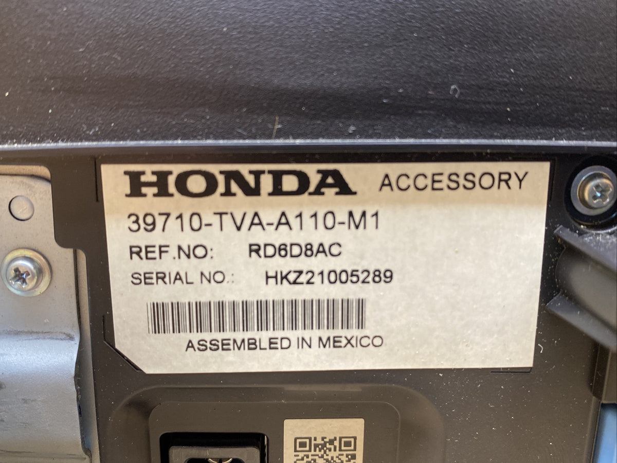 2018 2022 Honda Accord Info Display Radio Screen OEM 39710 TVA A110 M19