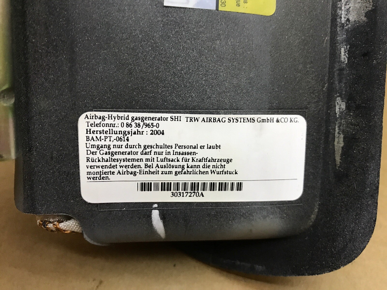 2000 2006 GMC Yukon Denali Right Hand Passenger Seat Side Air Bag Airbag Tahoe3