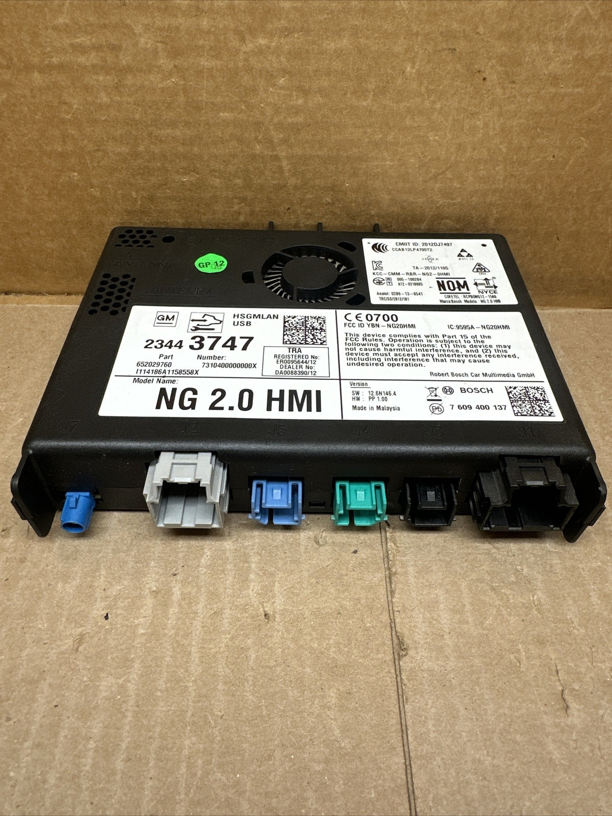 2015 2016 GM HMI Human Machine Interface Control Module 234437472