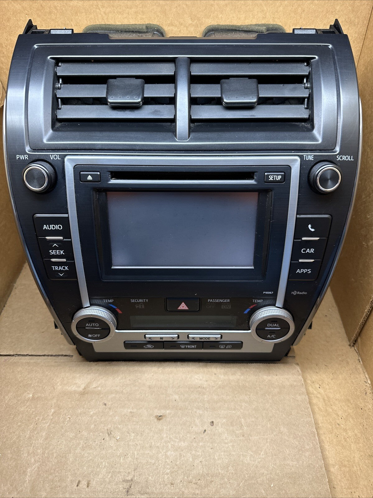 2013 2014 Toyota Camry Radio Touch Screen Display Receiver P10067 86140 060210