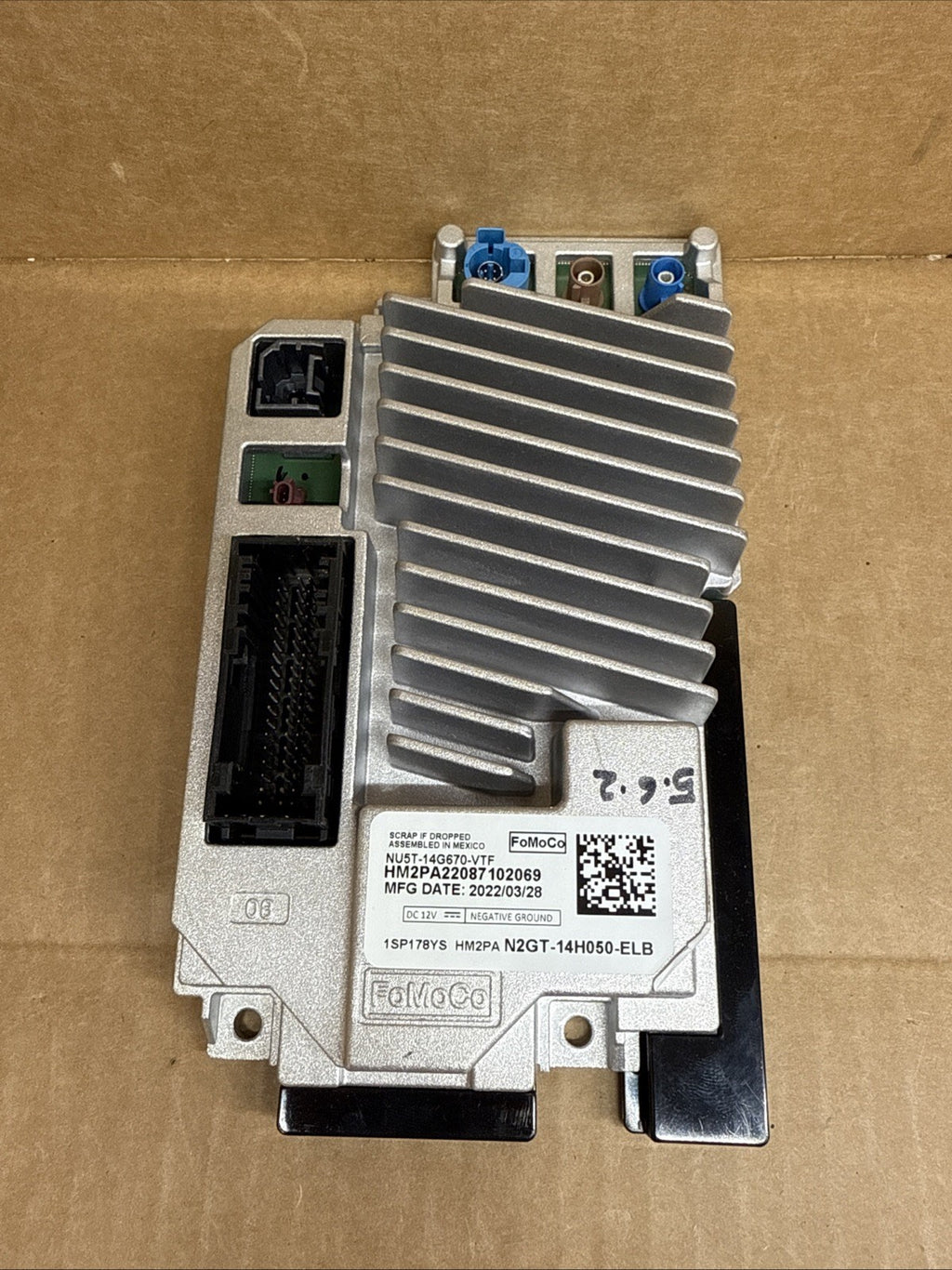 FORD EDGE SYNC 4 APIM module NU5T 14G670 VTF N2GT 14H050 ELB4