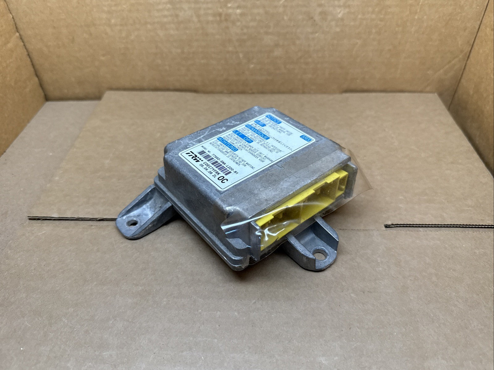 Honda Civic SRS AirBag Air Bag Control Module OEM 77960 SNA L220 M12