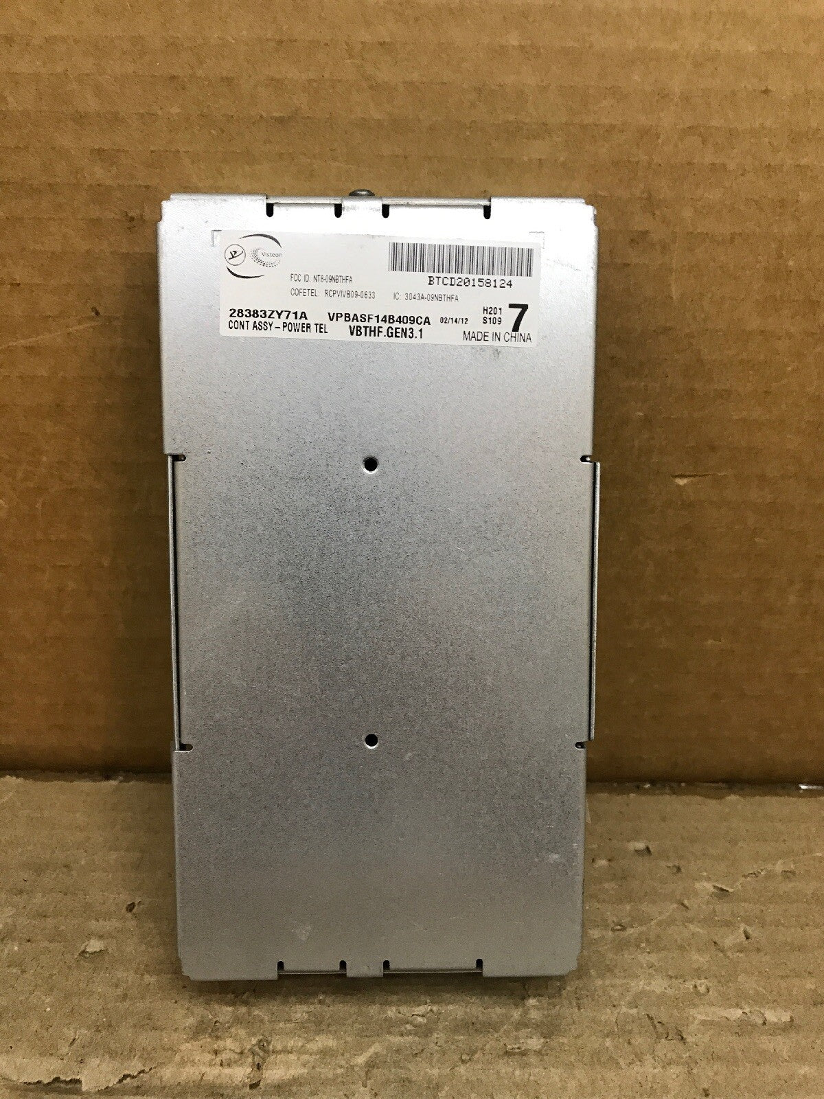 10 14 OEM Nissan Altima Bluetooth Phone Power Control Module Unit 28383ZY71A0