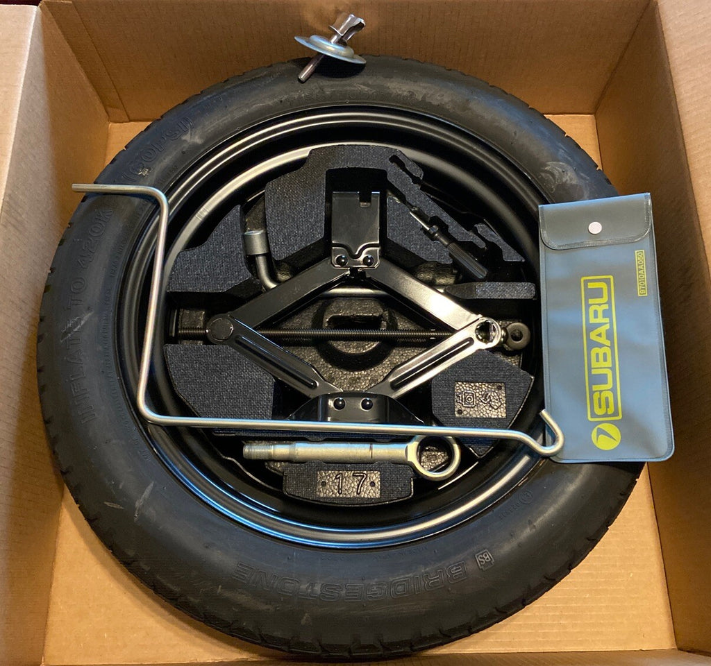 2009 2013 SUBARU FORESTER EMERGENCY COMPACT SPARE TIRE WHEEL JACK SET KIT TOOLS0