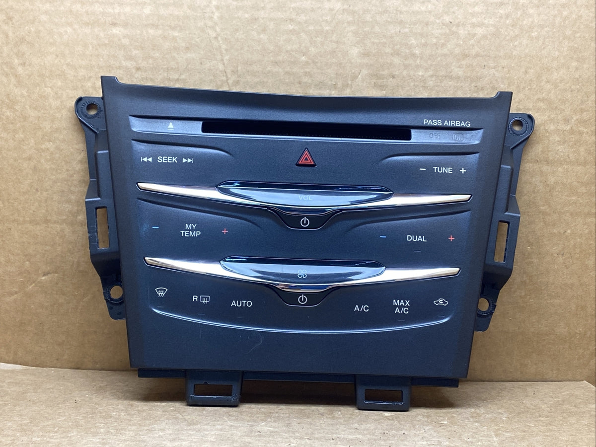 2013 2019 Lincoln MKT OEM Radio Dual Climate Temp Control Panel DE9T 18A802 AL2