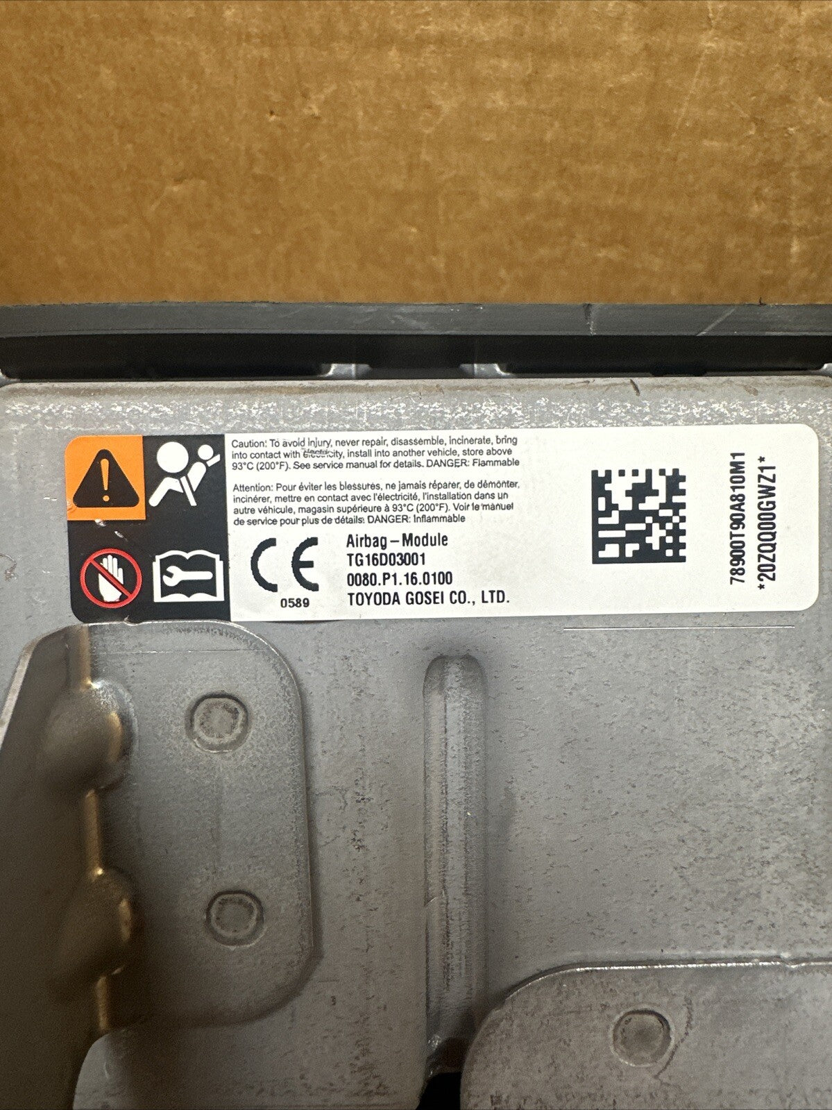 2023 2025 Honda Pilot Left Side Driver Knee Lower Air Bag Airbag5