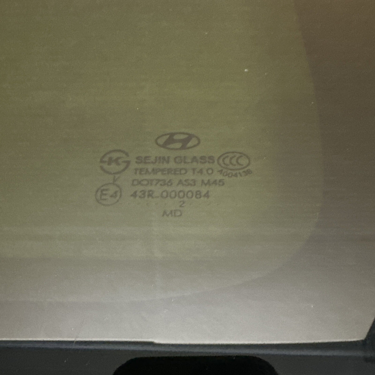 2007 2010 Hyundai Elantra Sedan Sun Roof Sunroof Window OEM Glass FREE SHIPPING1