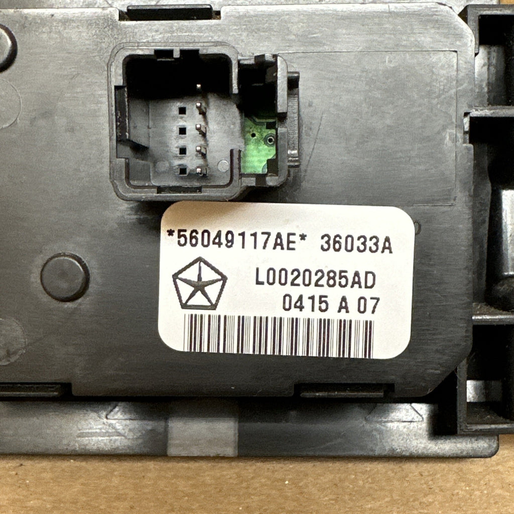 2004 2009 Durango Head Light Headlight Lamp Switch Buttons Controls 56049117AE7