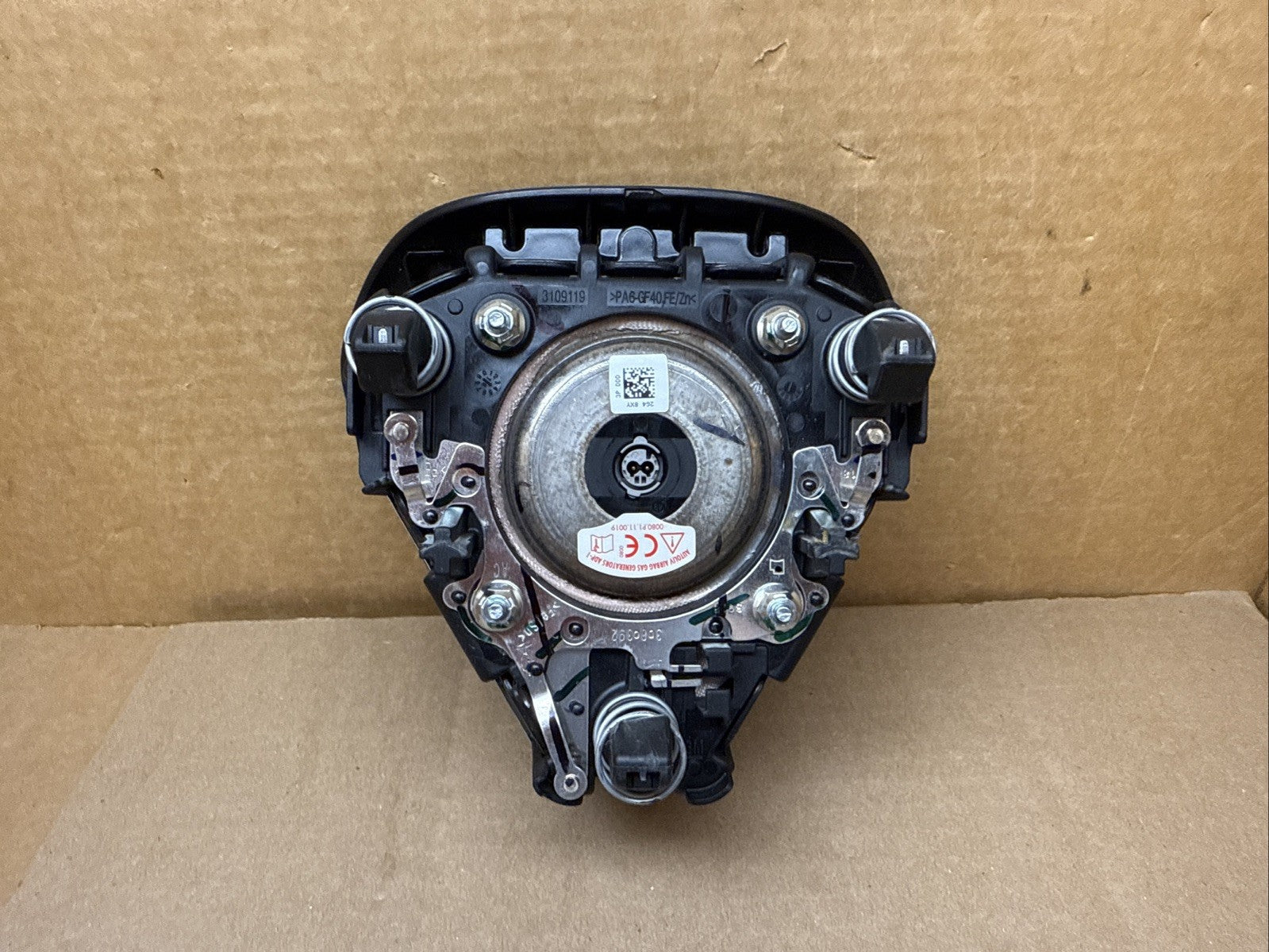 2019 Chevy Cruze Front Left Driver Side Steering Wheel Air Bag Airbag Black10